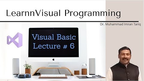 Visual Programming (Lecture #6) in Urdu and Hindi