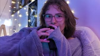 ASMR 🎤 Sleepy Tascam Test (Mouth sounds and scratching)