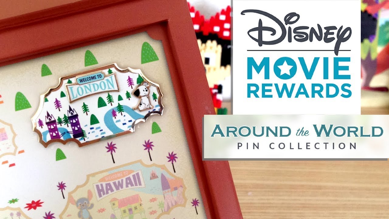 disney movie rewards around the world pin collection youtube world pins