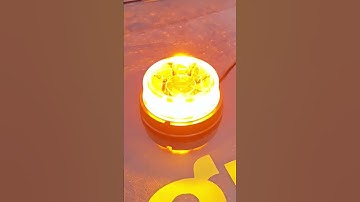 Magnetic LED Beacon Light with Detachable Lens and Strong Magnets for Easy Installation and Safety!