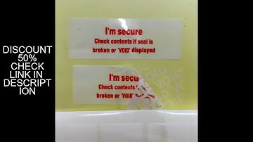 Warranty Sealing Label Sticker Void If Seal Broken Damaged Universal With Years And Months Tear off