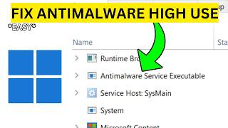 How To Fix Antimalware Service Executable High CPU Usage on Windows 11(EASY)
