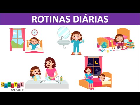 ROTINAS DIARIAS PARA CRIANÇAS | VIDEO EDUCATIVO INFANTIL