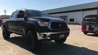 2012 toyota tundra 88rotorsoffroad check us out on instagram
@88rotorsoffroad & @88rotors mods: 3” front strut spacer 2” rear
block w/ extended u-bolts 18x9 ...