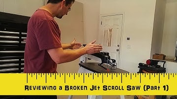 Reviewing a Broken Jet Scroll Saw (Part 1)