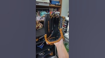 Lefty infield glove with US kip leather 💯 Jet power 訂製棒球手套👍👍👍 #グローブ紹介 #棒球 #手套 #leather #infielder