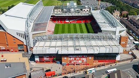 DJI FREE FLIGHT over LIVERPOOL ANFIELD STADIUM