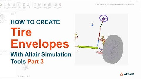 How to Create Tire Envelopes with Altair Simulation Part 3