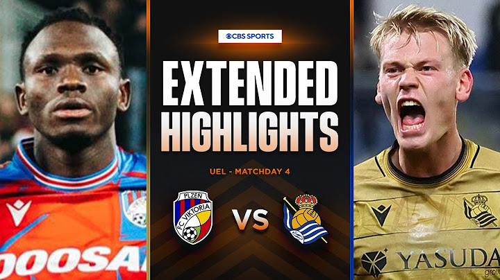 Viktoria Plzeň vs. Real Sociedad: Extended Highlights | UEL League Phase MD 4 | CBS Sports Golazo