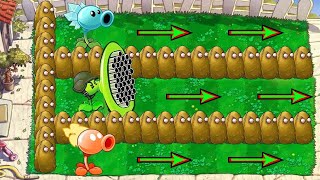 Gatling Pea VS Repeater VS Repeater VS Giga Gargantuar Vs Dr Zomboss Plants vs Zombies Battlez