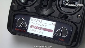 eHIROBO.com - How to check your WALKERA DEVO 10