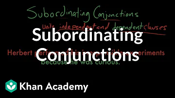 Do dependent clauses need conjunctions?