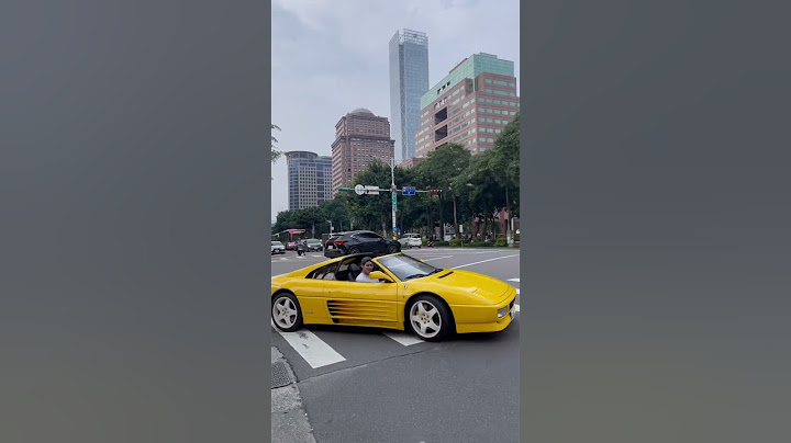 Ferrari 348 TS spotted in Taiwan