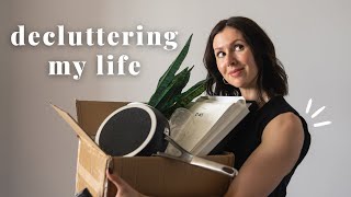 Declutter & organize with me | minimizing & packing for moving