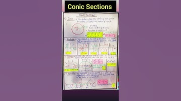 Conic sections#circle#parabola#hyperbolic#ellipse#shorts#11th#12yh#iitjee#bysandhyasingh