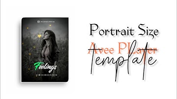 🔥New Avee Player #Portrait Size Template Tutorial | Avee Player Template Download Link New 2022