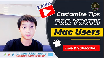 #macbook #tutorial Change the file and cursor color for mac