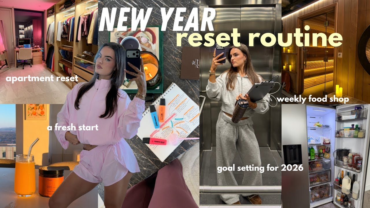 НОВОГОДНЯЯ ПЕРЕЗАГРУЗКА *видеоблог*✨ | Постановка целей на 2026 год, уборка и организация, нового...