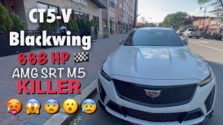 NEW CT5-V Blackwing! 668HP MONSTER LUXURY SEDAN ! Full Exterior Walk-Around 4K | AMG SRT M5 KILLER |