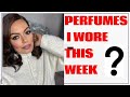 PERFUME COLLECTION 2022 // WHAT I WORE THIS WEEK! #perfumereview #sexyperfume #perfumecollection