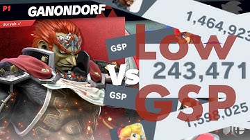 Terrorizing Low GSP Smash Ultimate with Ganondorf