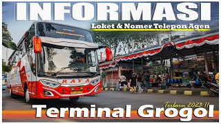 INFORMASI LOKET & NOMOR TELEPON / WA AGEN BUS DI TERMINAL GROGOL || TERBARU 2023 ‼️