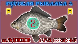 РР4 ЛАДОЖСКОЕ ТРОФЕЙНЫЙ КАРАСЬ 2 / РУССКАЯ РЫБАЛКА 4  ЛАДОГА КАРАСЬ / RUSSIAN FISHING 4 CRUCIAN CARP