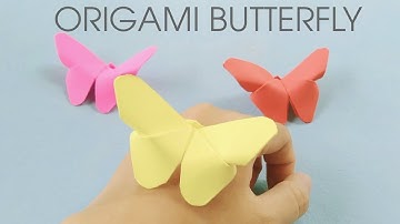 DIY IDEAS | Origami Butterfly | Paper Butterfly | Gấp Con Bướm Bằng Giấy Siêu Đơn Giản | Origami