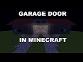 How to make a Garage Door in minecraft! How to make a Garage Door in minecraft!
