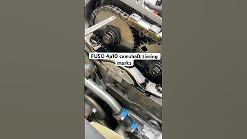 #shortvideo #FUSO #mitsubishi  4p10 camshaft timing marks