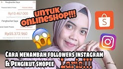 CARA MENAMBAH FOLLOWERS INSTAGRAM & PENGIKUT SHOPEE UNTUK ONLINESHOP | Epin Maulani - Durasi: 16.04. 