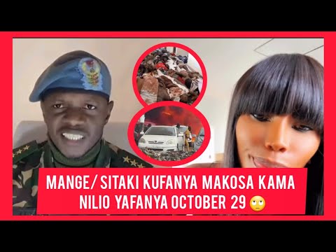 MANGE EXPLODED I DON T WANT TO MAKE MISTAKES LIKE THE ONE THAT HAPPENED ON OCTOBER 29