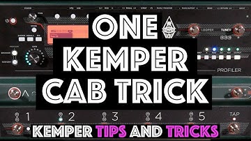One Cab Trick - Kemper Tips and Tricks