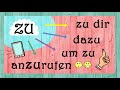 Deutsch Lernen: "ZU" - nützliche Sätze & Beispiele / German lesson intermediate A2 / B1