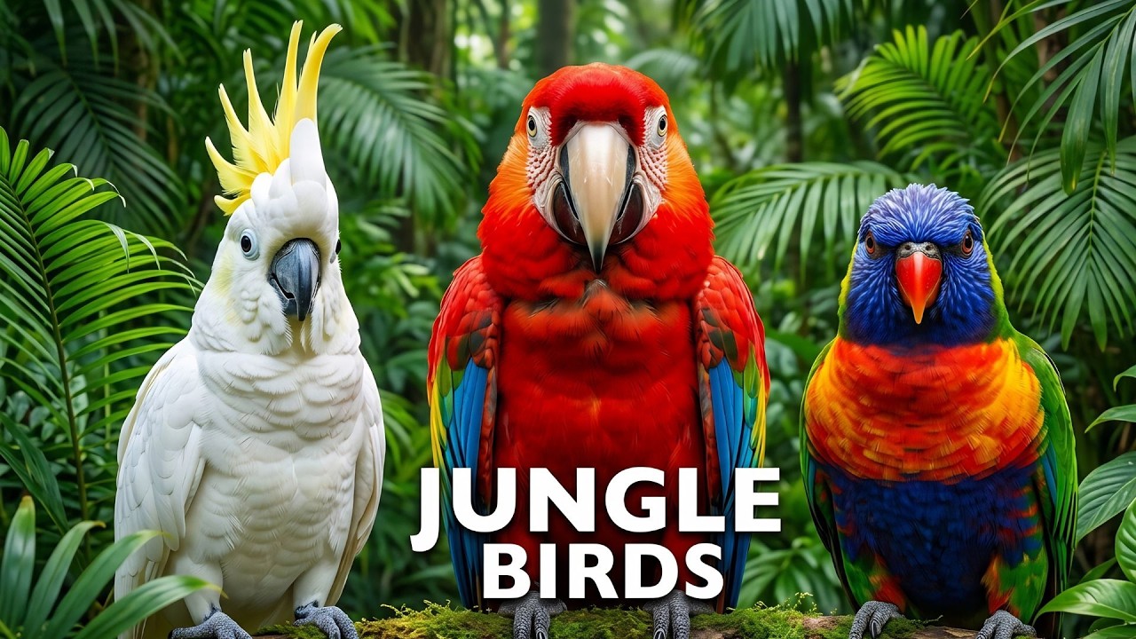 Nature’s Most Colorful Birds Ever Filmed 🌈🦚  Peaceful 4K Relaxation Video