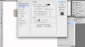 Photoshop CS5 - Layerstyles: Dropshadow