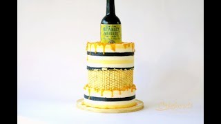 Fault line AND Buttercream Stripes Honey Cake Tutorial!