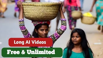Generate UNLIMITED AI videos For Free (40 minutes +) unlimited AI video generator free.