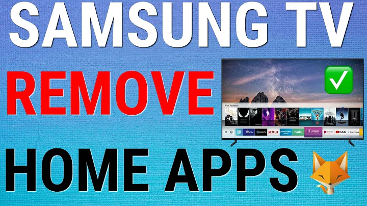 How To Remove Apps From The Home Screen On Samsung Smart TVs