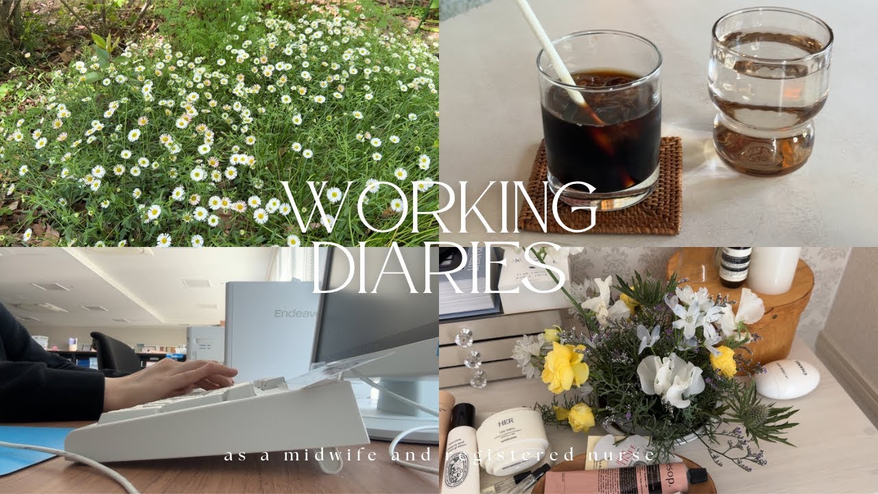 助産師・看護師3年目の日常記録 🌼🎬｜季節のお花と暮らす｜結婚式のお呼ばれ💒｜