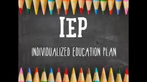 Mock IEP Introduction Video