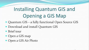 QGIS Tutorial - Introduction
