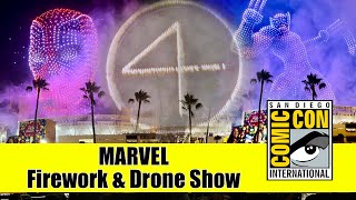 Marvel Studios Firework & Drone Show | Comic Con 2024 (Deadpool, Fantastic 4, Galactus)