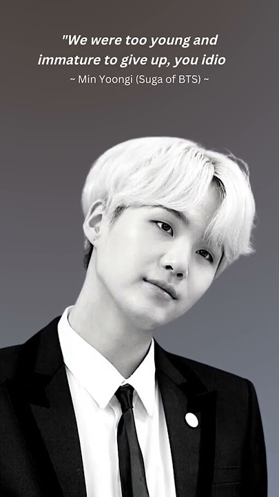 #Shorts Min Yoongi's best #quotes
