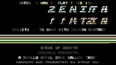 Zenith  Intro 8 ! Commodore 64 (C64)