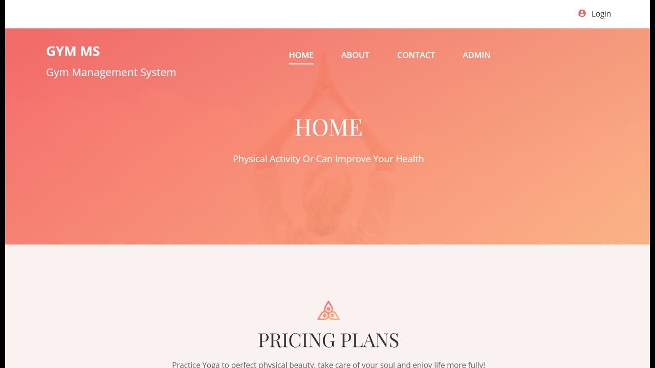 Gym Website Management Script