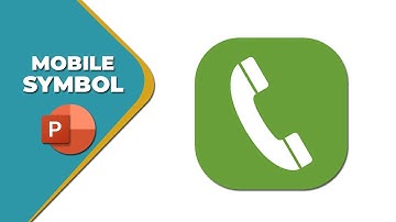 How to add mobile symbol in PowerPoint