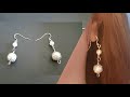 How to Make Easy Pearl Earrings
