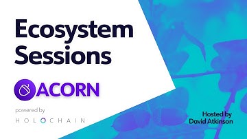 Holochain Ecosystem Session with Acorn
