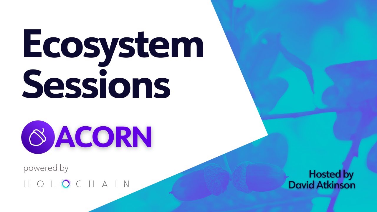 Holochain Ecosystem Session with Acorn - YouTube